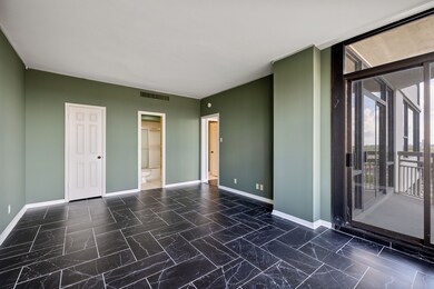 Another view of the bedroom with a walk-in closet,