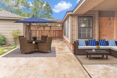 Tons of room on the back patio!