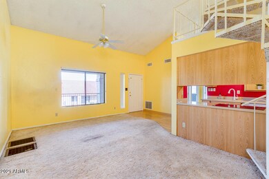 Kitchen and Front of Unit