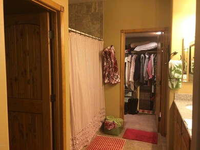 Master bath and closet