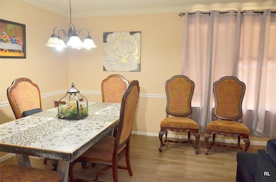 The spacious Dining Room.