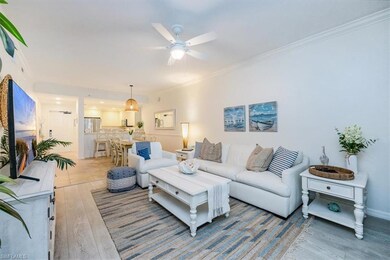 Living room is open to the kitchen and dining area