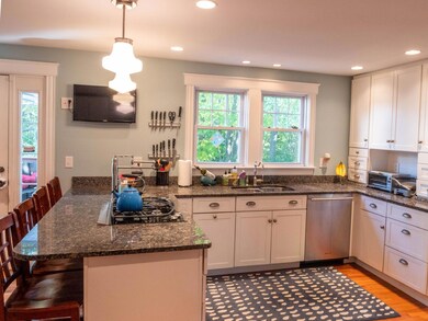 kitchen with granite and stainless