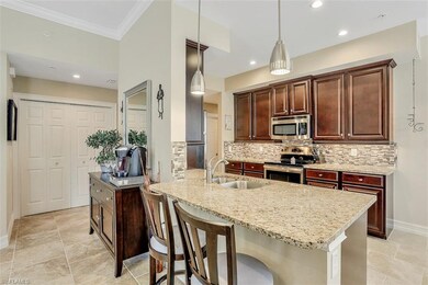 Bar and kitchen area