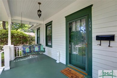 Inviting front porch for swinging and enjoying the