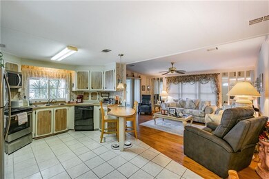 Kitchen is open to Great Room.