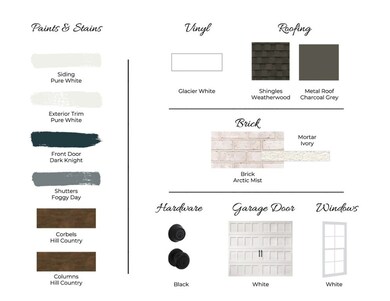 Exterior Selections for Northgate Lot 106 - Duette 3C. All plans, pricing and specifications are subject to change without notice.