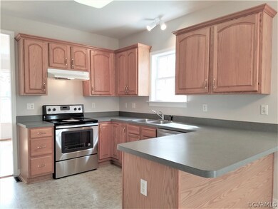 New stainless steel appliances.