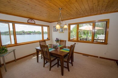 Enjoy the panoramic river views from your dining r