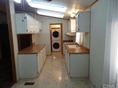Kitchen has updated flooring.