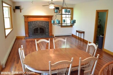 Kitchen view of dining/living