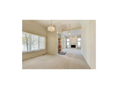 Front entry with formal dining room and great room