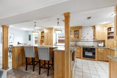 Spacious Island Kitchen