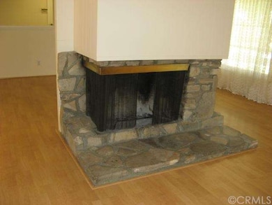 Living Room Wood Burning Fireplace