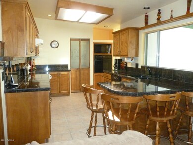 Kitchen with granite counters