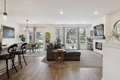 Enjoy open concept living, dining and kitchen!