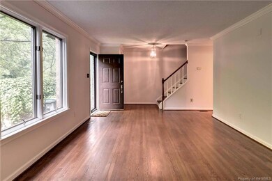 Living RM w/Lovely Wood Flooring