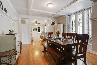 Open living/dining room lends to easy entertaining