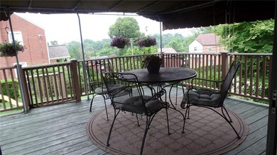 Deck with canvas awoning