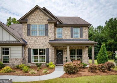 Beautiful front porch and door view