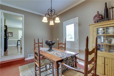 Expansion space converted in 2010 to 12 x 9 dining room.