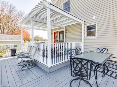 Trellis covering the deck and ample room for cooki