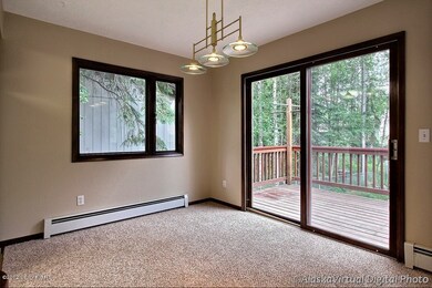 Dining Area w/Sliding Door to New Deck