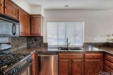 Kitchen has loads of storage space.
