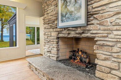 Stone Fireplace