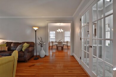 View of Dining Room from Living Room.