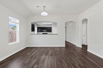 Dining area just outside of the kitchen