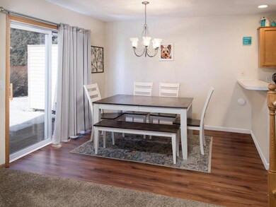 Access to the patio off the informal dining room.