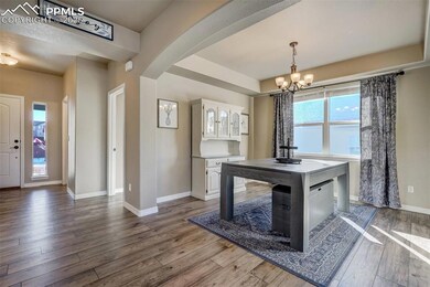 Formal Dining with coffered ceiling