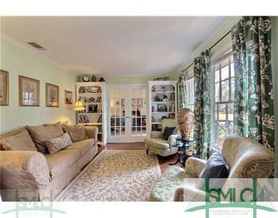 Living Room. Living Room with French doors to the 