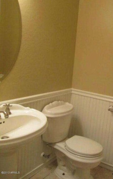 Powder room off of kitchen