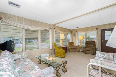 Living room view to the front door.