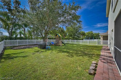 Fully fenced backyard