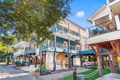 View of building exterior with a carport