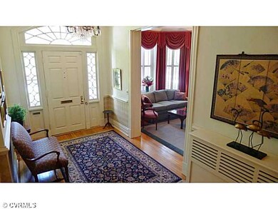 Foyer - Light, bright and full of extensive millwork.