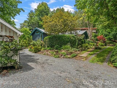 pottery studio on left