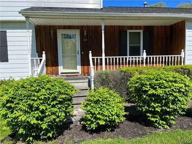 Welcoming front porch