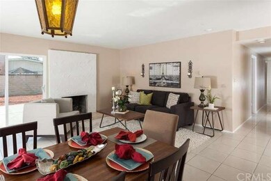 The dining area is big enough for entertaining or 