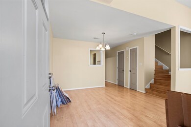 Step inside to discover sleek laminate wood floors