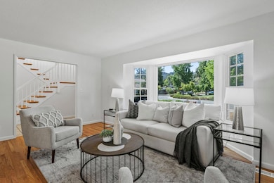 Beautiful picture window in the formal living room