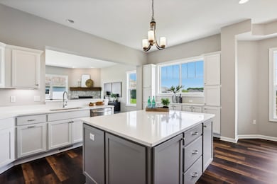 Kitchen overlooks Great Room