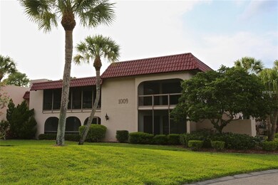 Corner unit has two screened patios.