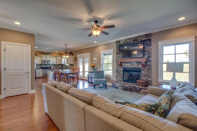 Open floor plan Living room Kitchen 