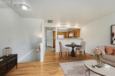 Virtually staged great room