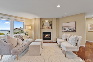 Living Room with Fireplace