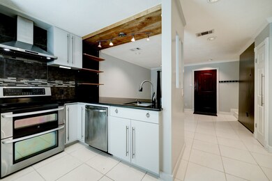looking from the back door through the first floor